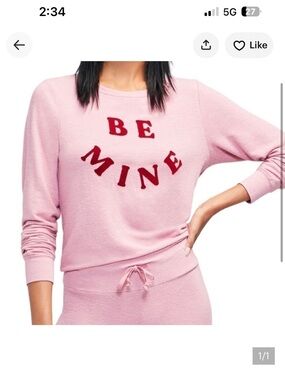 Wildfox Pink 'Be Mine' Sweater